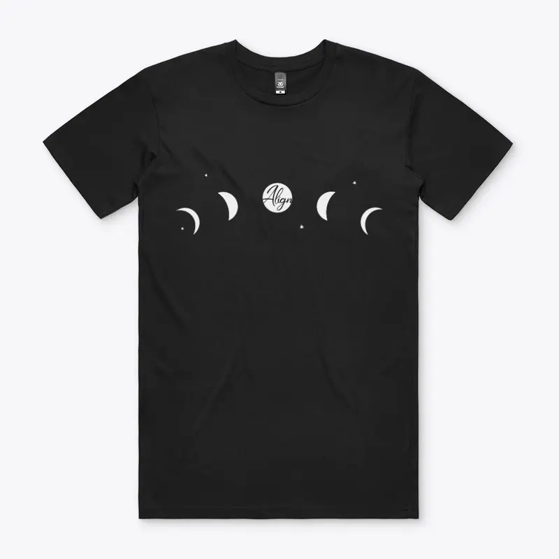 Moon Phases Align night sky 